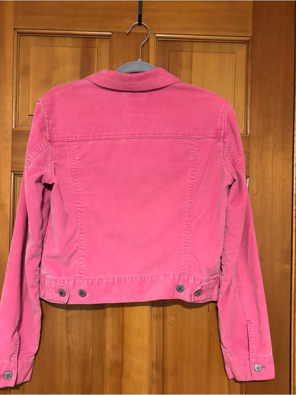 GAP Pink Corduroy Jean Jacket - Picture 2 of 2